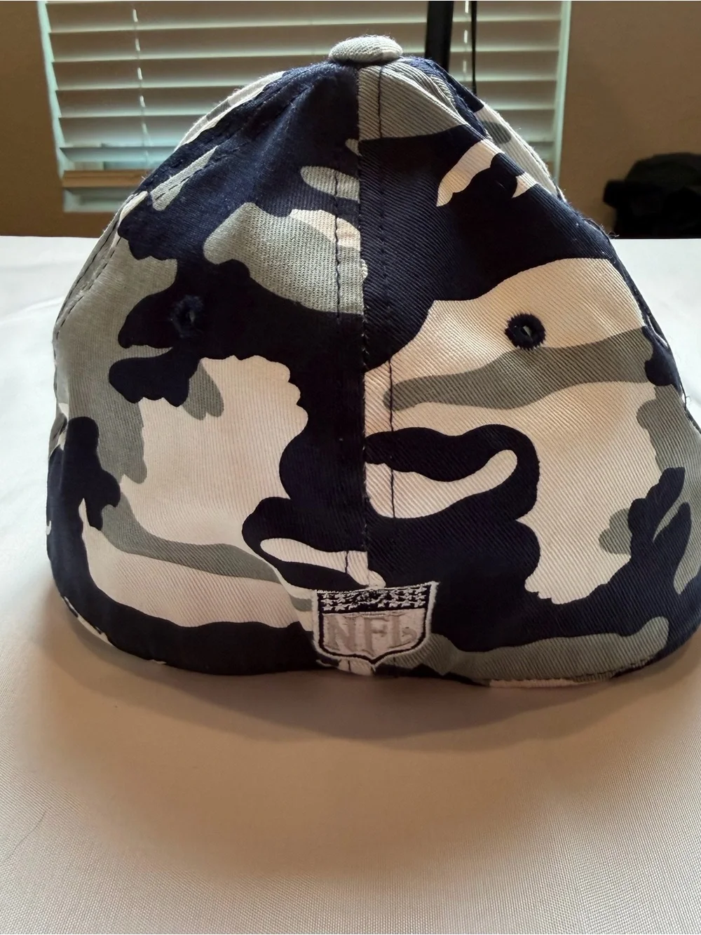 NFL Cowboys x Reebok Camo Interior Baseball Cap - Blue, Greg & Cream